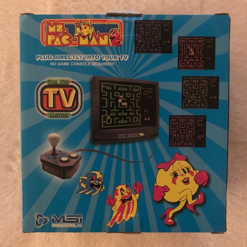 Ms. PAC-MAN, PLUG DIRECTLY INTO YOUR TV, NO GAME CONSOLE REQUIRED! - Picture 2 of 6